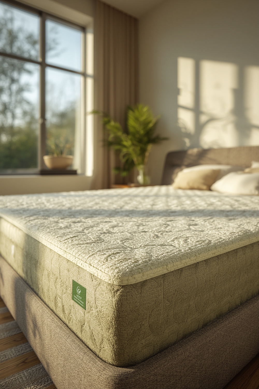 Zinus Green Tea Memory Foam Mattress 10 inch front view
