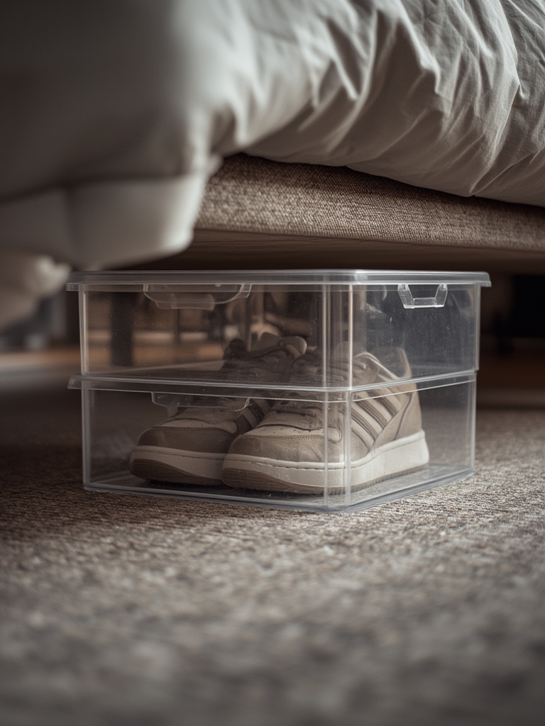 best stackable shoe storage boxes in action