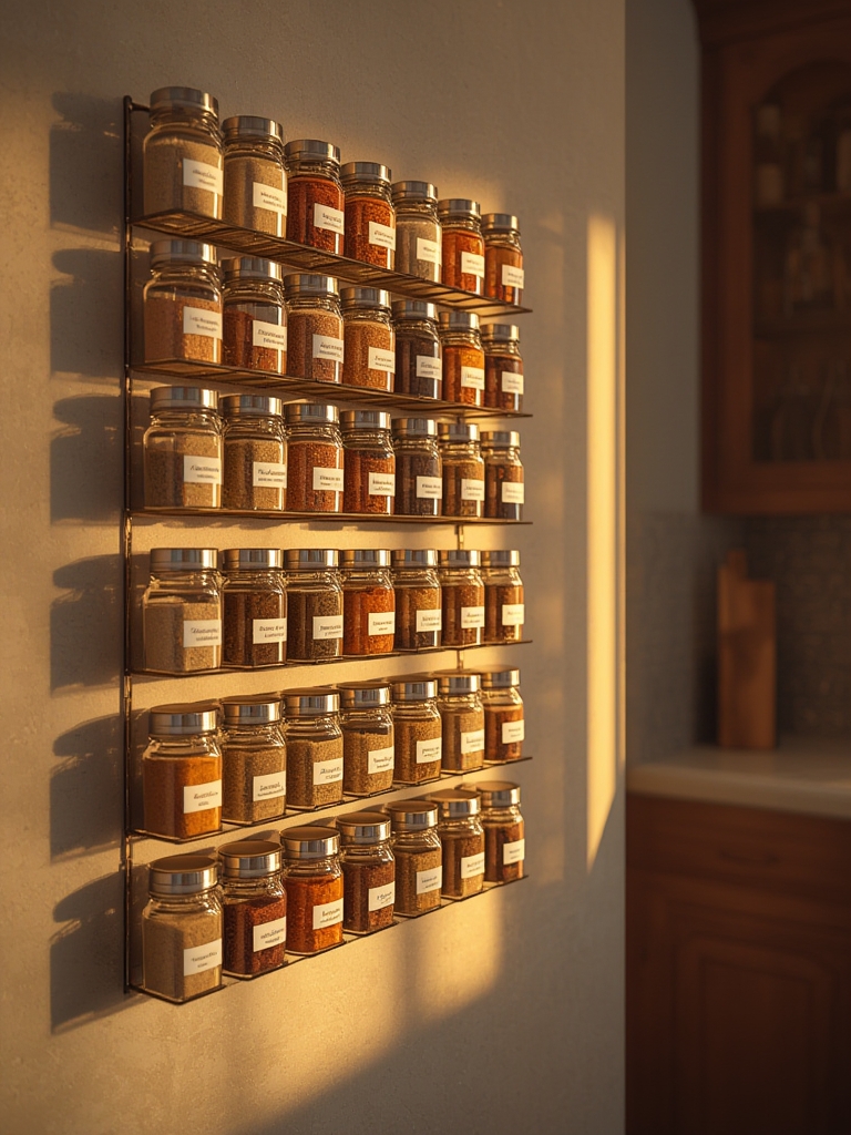 magnetic spice jars wall mounted - Illustration 3