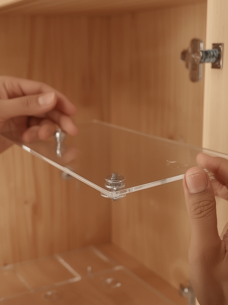 clear acrylic shelf organizer - Illustration 2